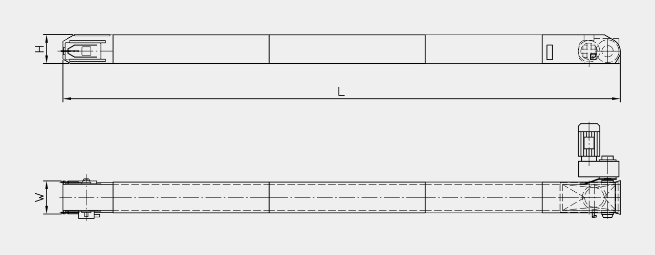 drag conveyor drawing